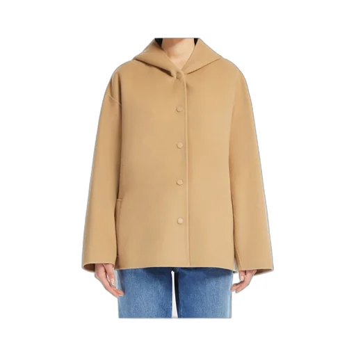 Buttoned Long-Sleeved Coat