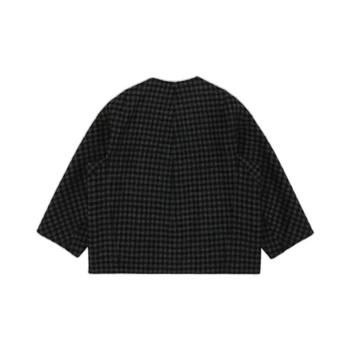 Plaid Double-Sided Short Coat