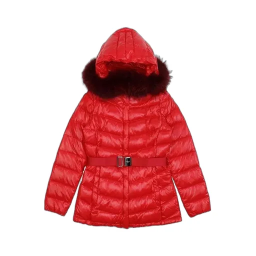 Hooded Quilted Down Jacket