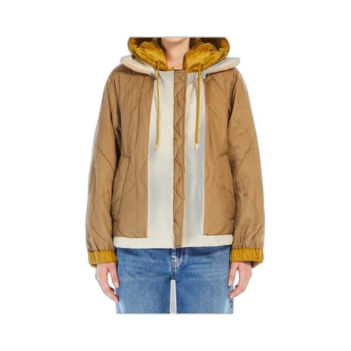 Button Detailed Drawstring Coat