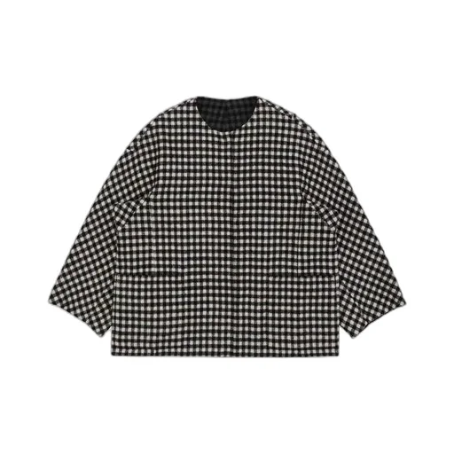 Plaid Double-Sided Short Coat