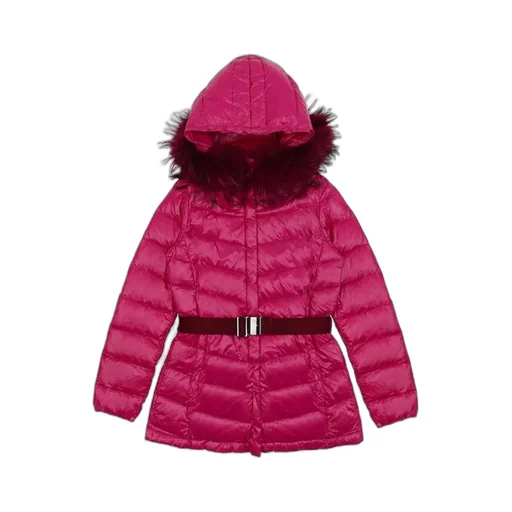 Hooded Quilted Down Jacket