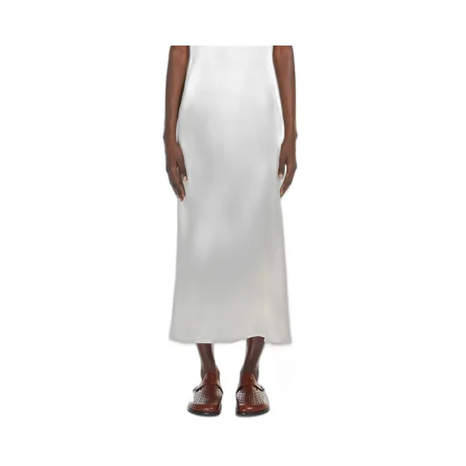 Aia Satin Slide Slit Skirt