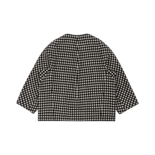 Plaid Double-Sided Short Coat