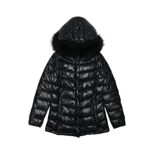 Hooded Quilted Down Jacket