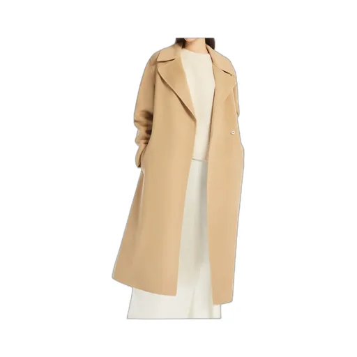 Belted Long-Sleeved Coat