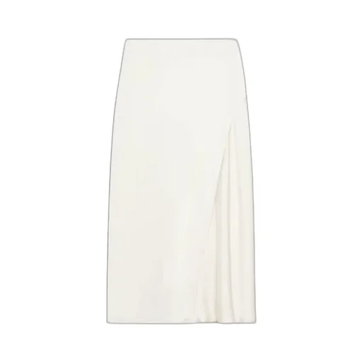 Aia Satin Slide Slit Skirt
