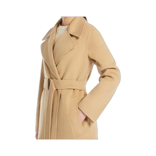 Belted Long-Sleeved Coat