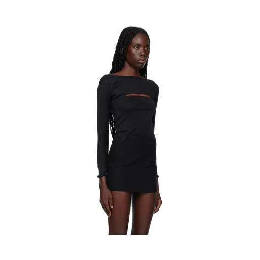 Cut-Out Virgin-Wool Top