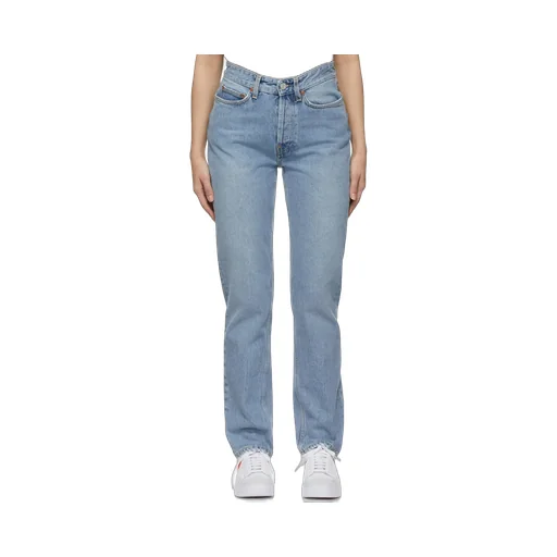 Logo High-Waisted Jeans