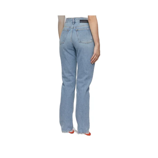 Logo High-Waisted Jeans