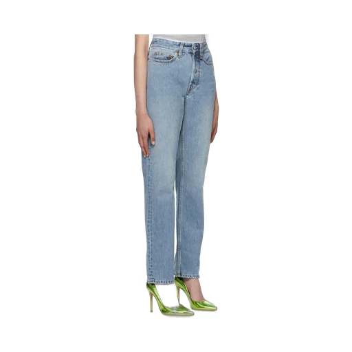 Logo High-Waisted Jeans