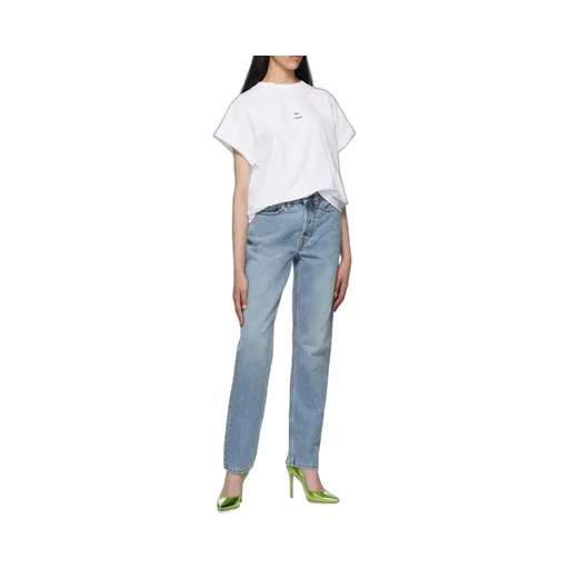 Logo High-Waisted Jeans