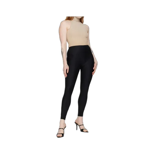 Lurex Ribbed-Knit Bodysuit