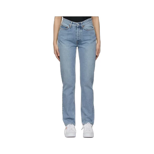 Logo High-Waisted Jeans