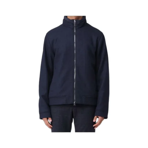 Knitted Wool Bomber Jacket