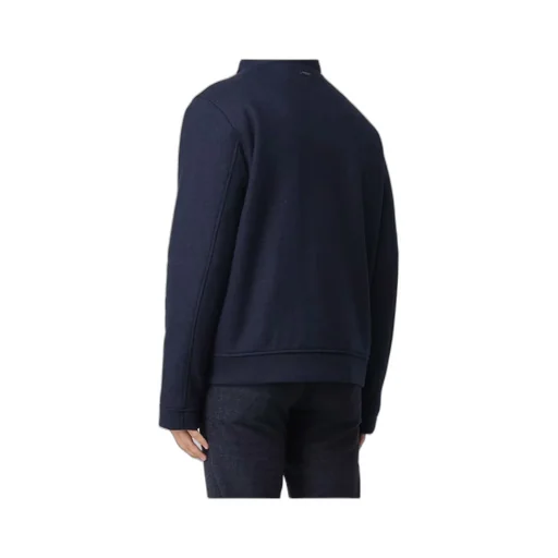 Knitted Wool Bomber Jacket