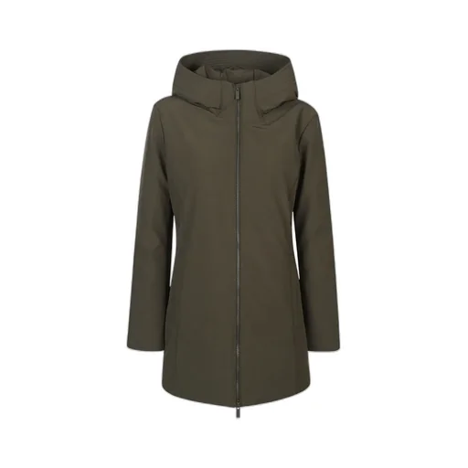 Zip-Up Hooded Coat