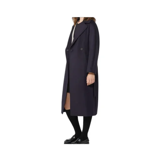 Midi Coat With Double-Breasted Closure