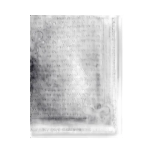 All-Over Patterned Frayed Edge Scarf