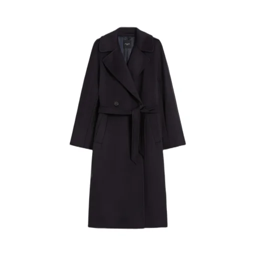 Midi Coat With Double-Breasted Closure