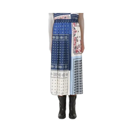 Printed Twill Skirt