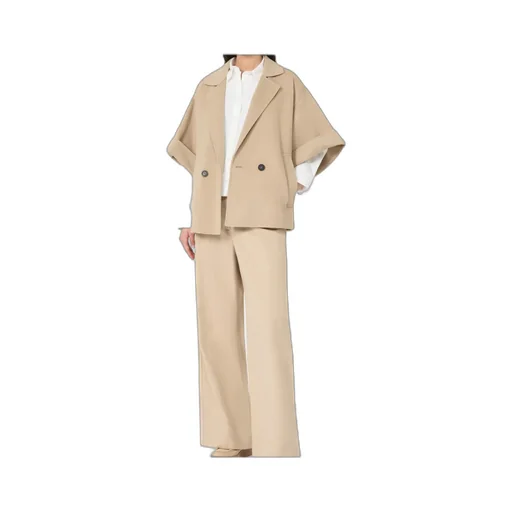 Short Wool Broadcloth Coat