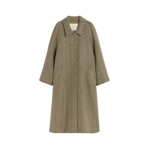 Single-Breasted Wool Coat