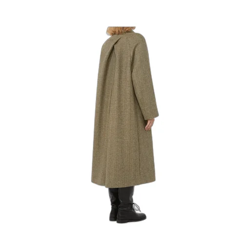 Single-Breasted Wool Coat