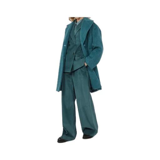 Wide-Leg Corduroy Trousers