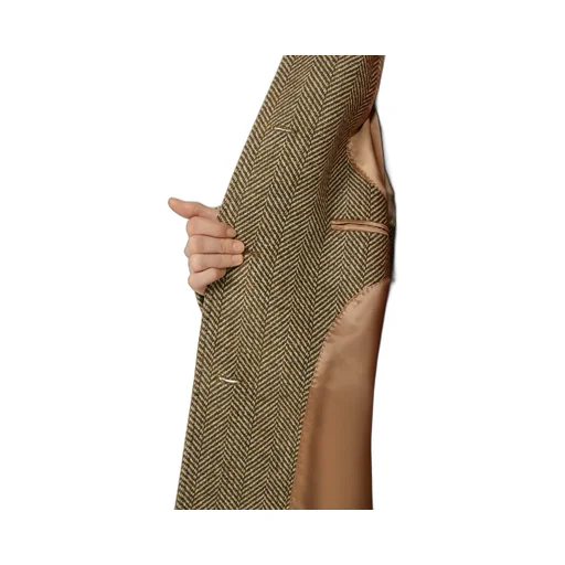 Single-Breasted Wool Coat