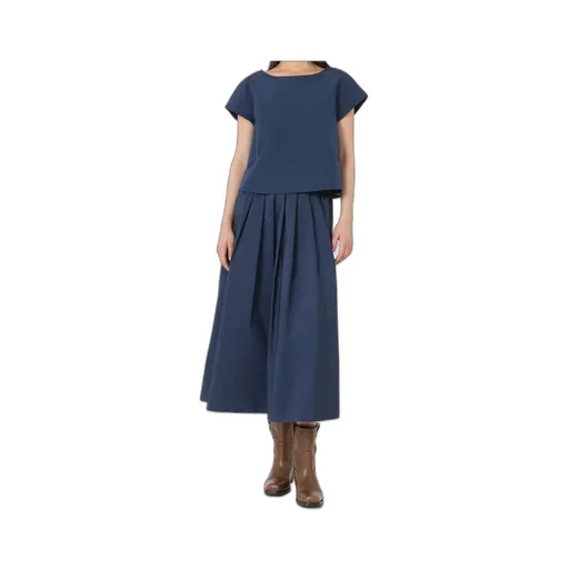 Midi Taffeta Skirt