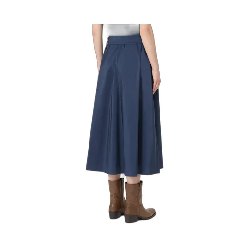 Midi Taffeta Skirt