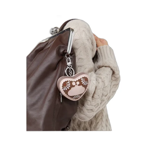 Heart-Shaped Keychain