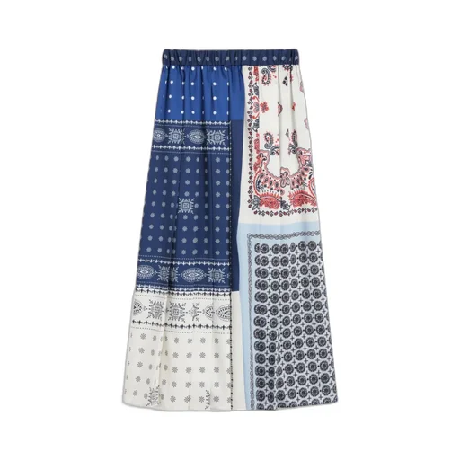 Printed Twill Skirt