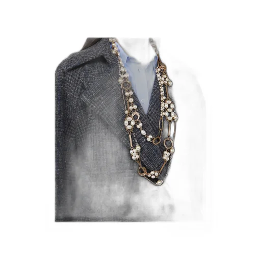 Multistrand Necklace With Pearls