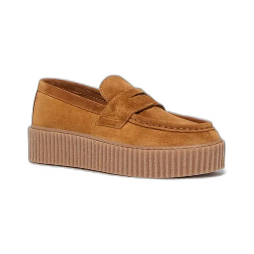Split Leather Moccasins