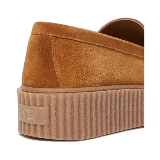 Split Leather Moccasins