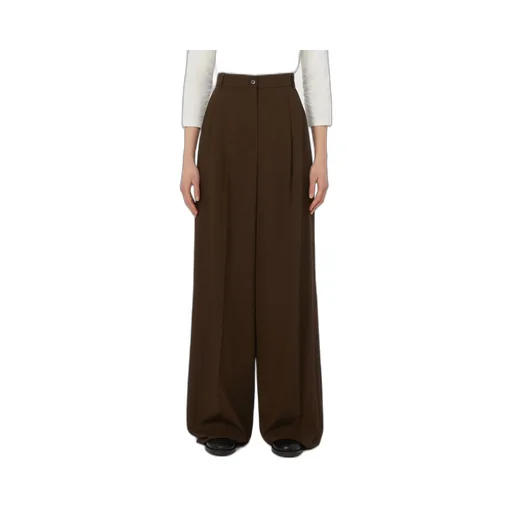 Garenna High-Waist Pleated Trousers
