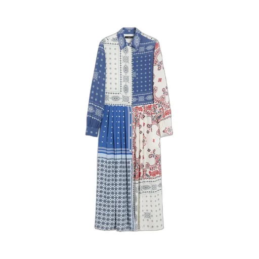 Printed Viscose Shirt Dress