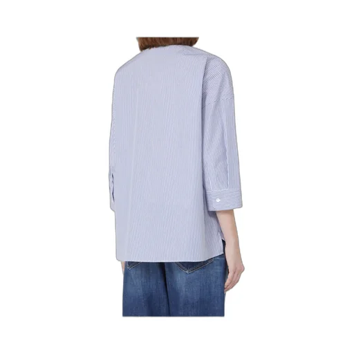 Flared Poplin Shirt
