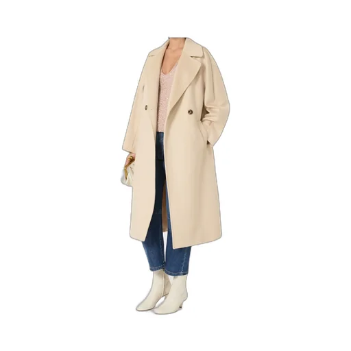 Double-Breasted Wool Coat