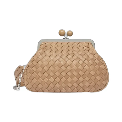 Medium Woven Leather Pasticcino Bag