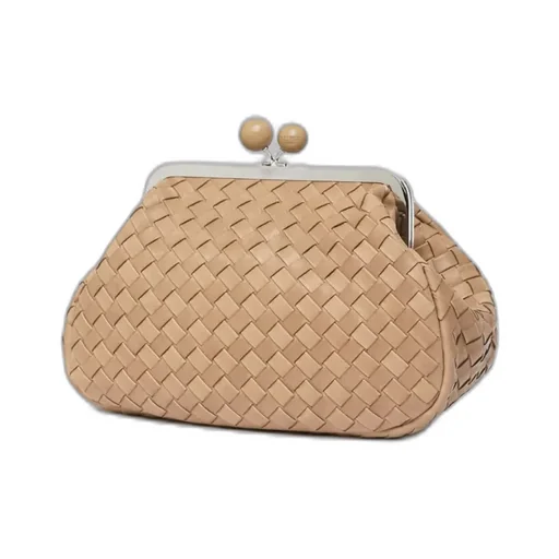 Medium Woven Leather Pasticcino Bag