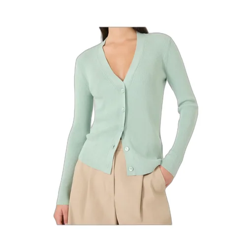 V-Neck Knitted Cardigan
