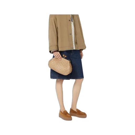 Medium Woven Leather Pasticcino Bag
