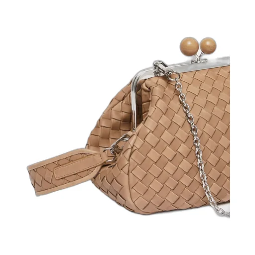 Medium Woven Leather Pasticcino Bag