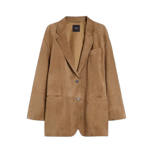 Oversized Suede Blazer