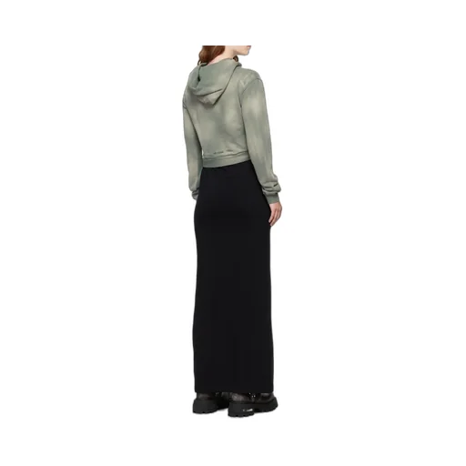 Laminated Hooded Dress