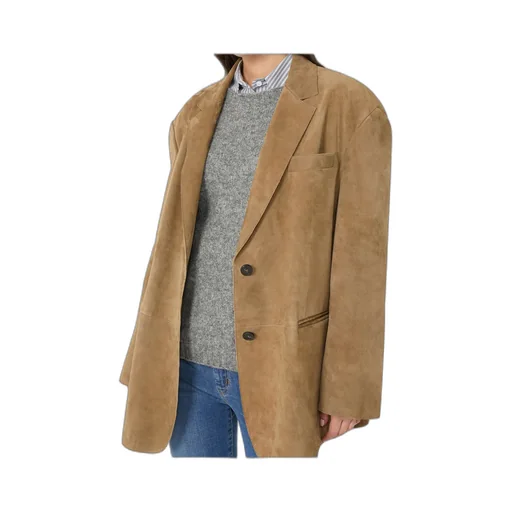 Oversized Suede Blazer